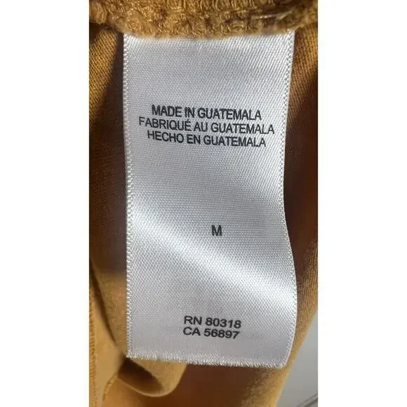 Lucky Brand AC DC High Voltage Women's Medium 100% Yellow Band Tee Shirt‎ - Picture 5 of 7